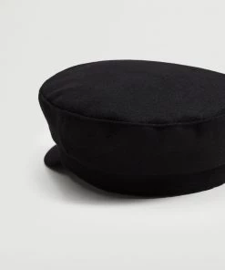 Mango Visor Beret Black -Mango Jewellery Wallets Belts For Women Sales unnamed file 2489