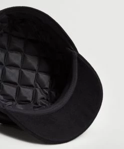 Mango Visor Beret Black -Mango Jewellery Wallets Belts For Women Sales unnamed file 2490