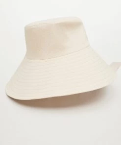 Mango Cotton Bucket Hat Green