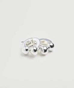 Mango Metallic Hoop Earrings Silver -Mango Jewellery Wallets Belts For Women Sales unnamed file 253