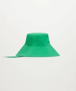 Mango Cotton Bucket Hat Green -Mango Jewellery Wallets Belts For Women Sales unnamed file 2530