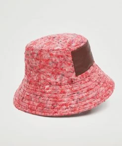 Mango Texture Bucket Hat Red