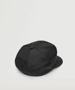 Mango Visor Beret Black