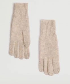 Mango Chunky-knit Gloves Light Heather Grey -Mango Jewellery Wallets Belts For Women Sales unnamed file 2629