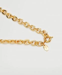 Mango Link Chain Necklace Gold -Mango Jewellery Wallets Belts For Women Sales unnamed file 264