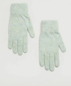 Mango Ribbed Knit Gloves Pastel Green -Mango Jewellery Wallets Belts For Women Sales unnamed file 2642