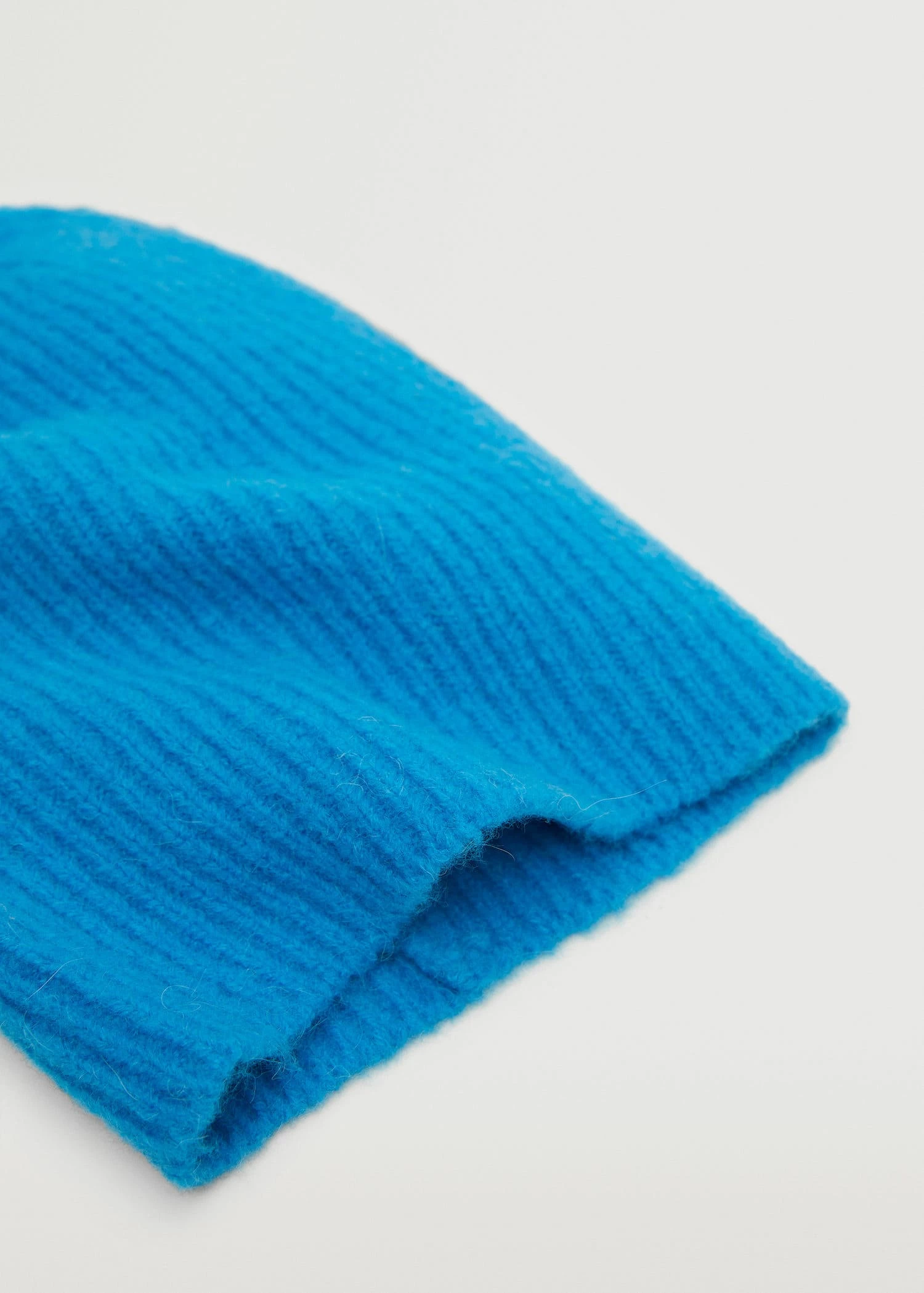 Mango Ribbed Knit Beanie Lime 5 Mango Ribbed Knit Beanie Lime - Image 5