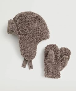 Mango Faux Shearling Hat Medium Brown -Mango Jewellery Wallets Belts For Women Sales unnamed file 2672