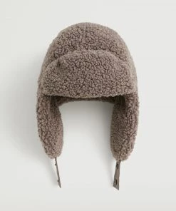 Mango Faux Shearling Hat Medium Brown -Mango Jewellery Wallets Belts For Women Sales unnamed file 2673