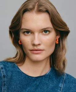 Mango Metallic Hoop Earrings Orange -Mango Jewellery Wallets Belts For Women Sales unnamed file 270