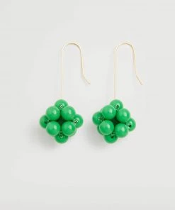 Mango Tassels Pendant Earrings Gold