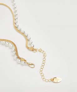 Mango Double Chain Necklace Gold -Mango Jewellery Wallets Belts For Women Sales unnamed file 286