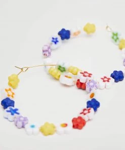 Mango Bead Loop Earrings Gold -Mango Jewellery Wallets Belts For Women Sales unnamed file 293