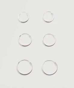 Mango Earring Hoop Set Gold