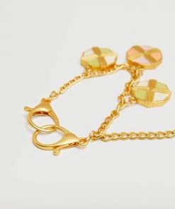 Mango Combined Pendants Bracelet Gold -Mango Jewellery Wallets Belts For Women Sales unnamed file 33