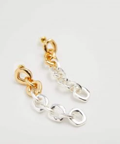 Mango Chain Earrings Gold -Mango Jewellery Wallets Belts For Women Sales unnamed file 353