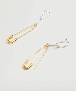 Mango Mixed Pendant Earrings Gold -Mango Jewellery Wallets Belts For Women Sales unnamed file 377