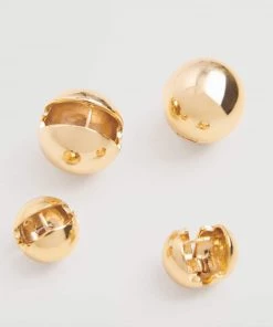 Mango Metallic Ball Earrings Gold -Mango Jewellery Wallets Belts For Women Sales unnamed file 39