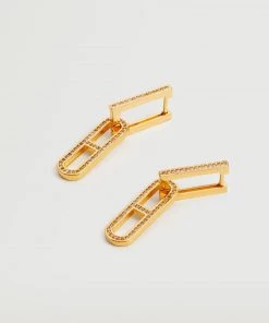 Mango Detachable Glitter Earrings Gold -Mango Jewellery Wallets Belts For Women Sales unnamed file 413