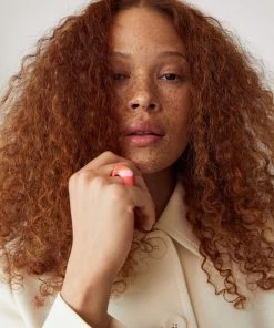 Mango Clay Big Ring Pastel Pink