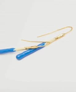 Mango Thin Metal Earrings Gold -Mango Jewellery Wallets Belts For Women Sales unnamed file 460