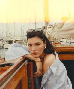 Mango 2-pack Hoop Bracelets Gold