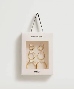 Mango Mixed Hoop Earrings Gold -Mango Jewellery Wallets Belts For Women Sales unnamed file 507