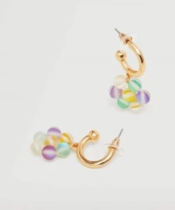 Mango Crystal Beads Earrings Gold -Mango Jewellery Wallets Belts For Women Sales unnamed file 534