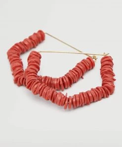Mango Bead Loop Earrings Red -Mango Jewellery Wallets Belts For Women Sales unnamed file 541