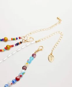 Mango Mixed Bead Necklace Red -Mango Jewellery Wallets Belts For Women Sales unnamed file 586