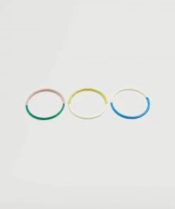 Mango Pack Of 3 Bracelets Green