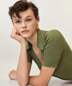 Mango Metallic Hoop Earrings Gold -Mango Jewellery Wallets Belts For Women Sales unnamed file 606