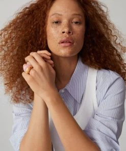 Mango 2-pack Resin Rings Pastel Pink