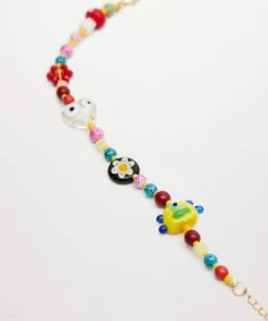 Mango Mixed Bead Bracelet Red -Mango Jewellery Wallets Belts For Women Sales unnamed file 643