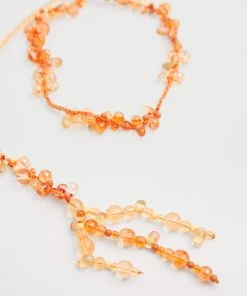 Mango Crystal Bead Necklace Pink -Mango Jewellery Wallets Belts For Women Sales unnamed file 658