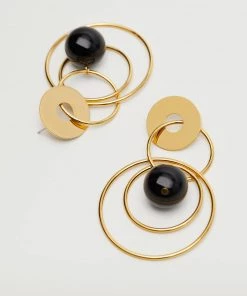 Mango Intertwined Hoop Earrings Gold -Mango Jewellery Wallets Belts For Women Sales unnamed file 67