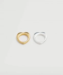 Mango Metal Ring Set Gold -Mango Jewellery Wallets Belts For Women Sales unnamed file 673