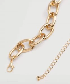 Mango Link Chain Necklace Gold -Mango Jewellery Wallets Belts For Women Sales unnamed file 7