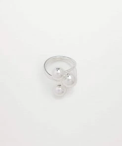 Mango Embossed Ring Silver -Mango Jewellery Wallets Belts For Women Sales unnamed file 71