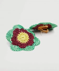 Mango Floral Earrings Clementine -Mango Jewellery Wallets Belts For Women Sales unnamed file 712