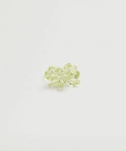 Mango Crystal Stone Ring Yellow