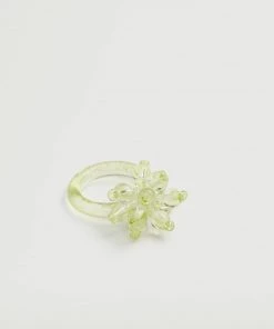 Mango Crystal Stone Ring Yellow -Mango Jewellery Wallets Belts For Women Sales unnamed file 736