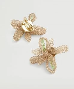 Mango Crystal Flower Earrings Silver -Mango Jewellery Wallets Belts For Women Sales unnamed file 762
