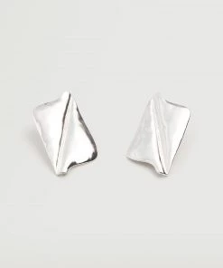 Mango Twisted Earrings Silver