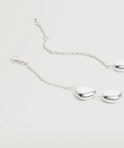 Mango Beaded Metal Pendant Necklace Silver -Mango Jewellery Wallets Belts For Women Sales unnamed file 786