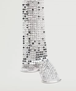 Mango Waterfall Bow Necklace Silver -Mango Jewellery Wallets Belts For Women Sales unnamed file 798