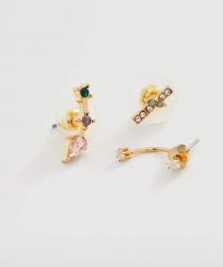 Mango Mixed Earring Set Gold -Mango Jewellery Wallets Belts For Women Sales unnamed file 818