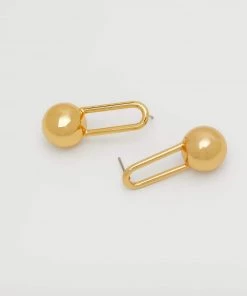 Mango Metallic Ball Earrings Gold -Mango Jewellery Wallets Belts For Women Sales unnamed file 82