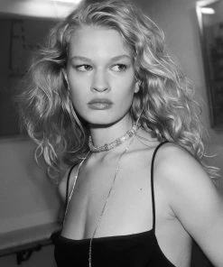 Mango Crystal Choker Necklace Silver