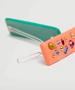 Mango 2 Pack Faux Fur Hairclip Orange -Mango Jewellery Wallets Belts For Women Sales unnamed file 847